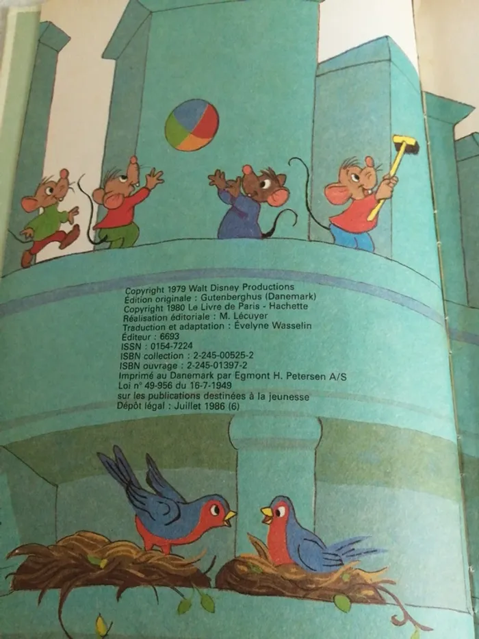 Livre les souris et le cirque de walt disney/ club mickey - photo numéro 4