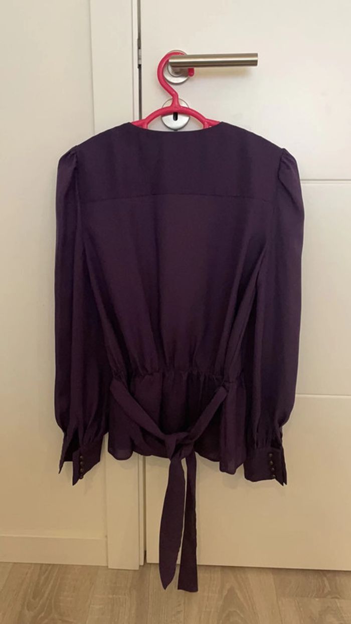 Chemisier violet Mango - photo numéro 3