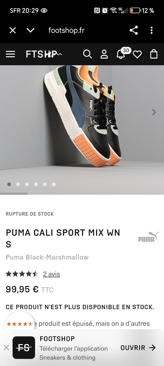 Puma Cali sport pointure 38 - photo numéro 10