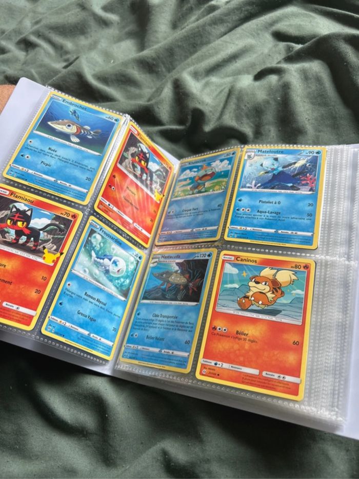 Cahier carte pokémon + carte - photo numéro 3