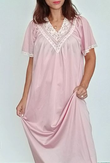 Nuisette longue romantique vintage