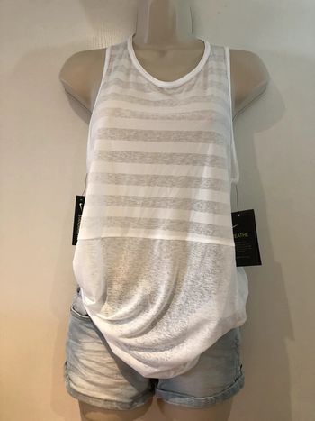 T-shirt blanc  Nike taille S transparent