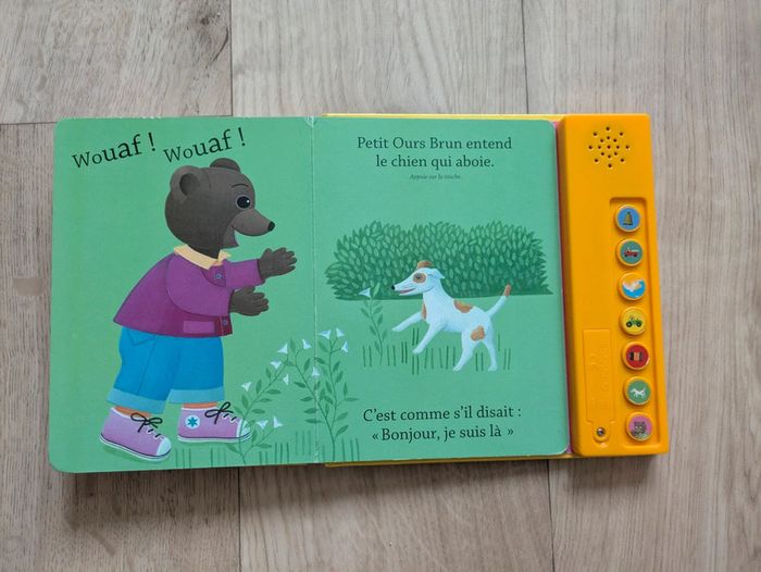Livre sonore tout carton petit Ours Brun - photo numéro 7