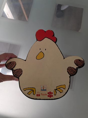 Puzzle Djeco poule 24 pièces