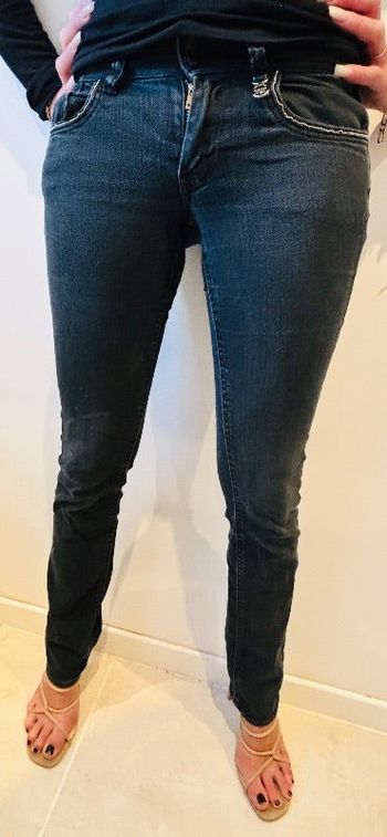 👖 jeans noir le Temps des cerises taille 34-36 xs s