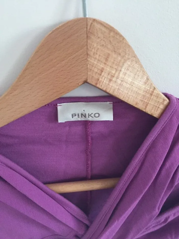 Robe soirée sexy PINKO Violette et noire - photo numéro 2