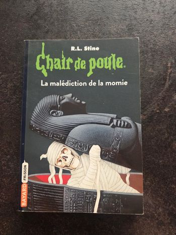 Livre chair de poule la malédiction de la momie