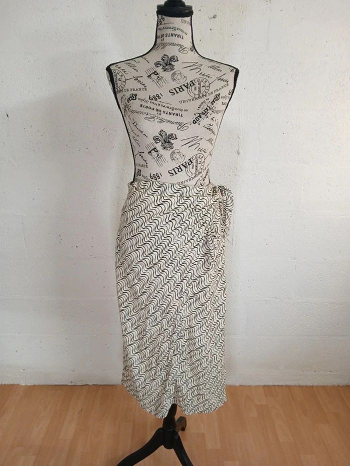 🖤 Jupe longue nouée Pull&Bear – Taille S – 100% coton – Très bon état - photo numéro 7