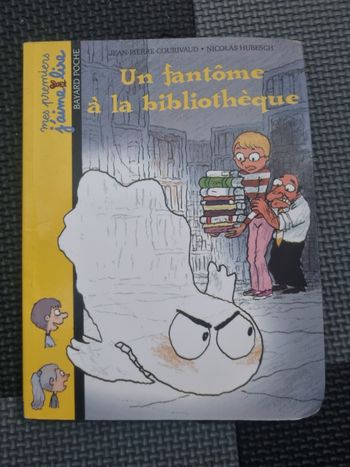 Livre mes premiers j'aime lire: Un fantôme à la bibliothèque dès 6ans