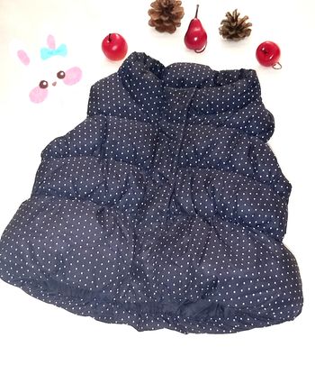 Baby Gap Doudoune sans manche Fille 9-12 mois Neuve