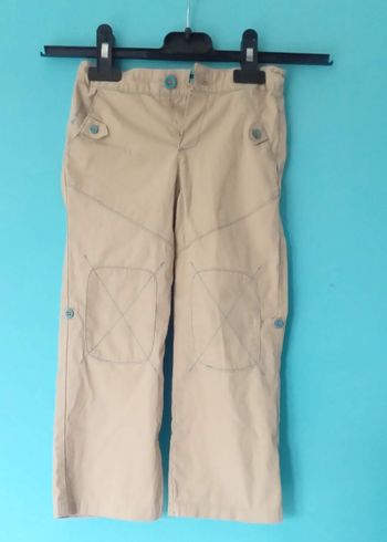 🦁 Pantalon léger beige Quechua garçon 4 ans 🦁