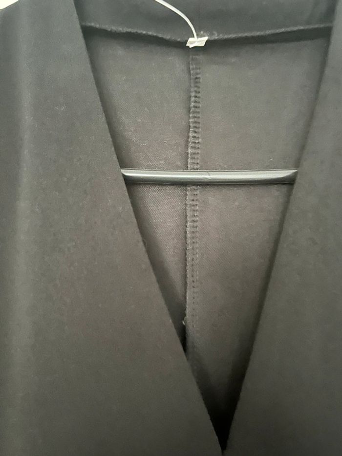 Robe Noir Longue Fendue sur les côtés - photo numéro 3