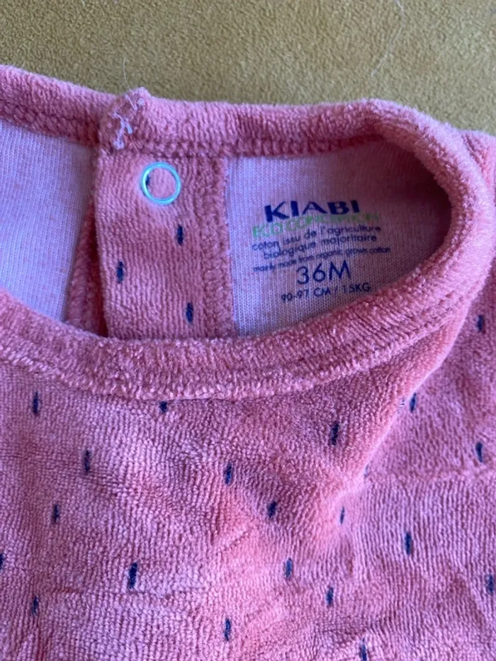 Pyjama velours taille 36 mois - photo numéro 4