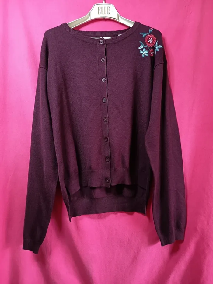 Gilet fille. Manches longues.