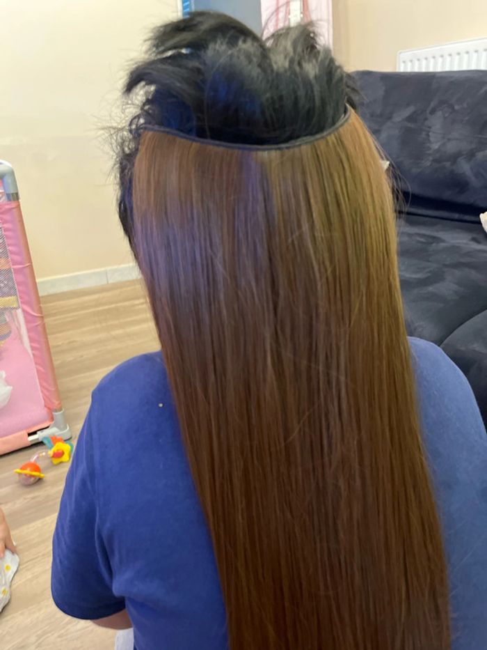 Extension cheveux lisse avec clips - photo numéro 7
