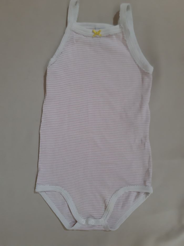 lot de 2 bodies bretelles fille - Petit Bateau - 2 ans - photo numéro 5