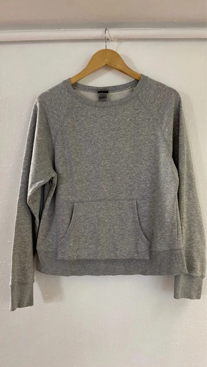 Pull sweat gris Champion taille M femme
