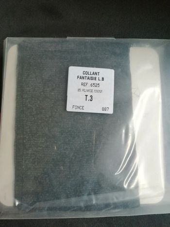 Collant opaque fantaisie