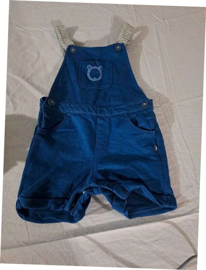 Salopette bleu foncee Okaidi 18 mois neuve