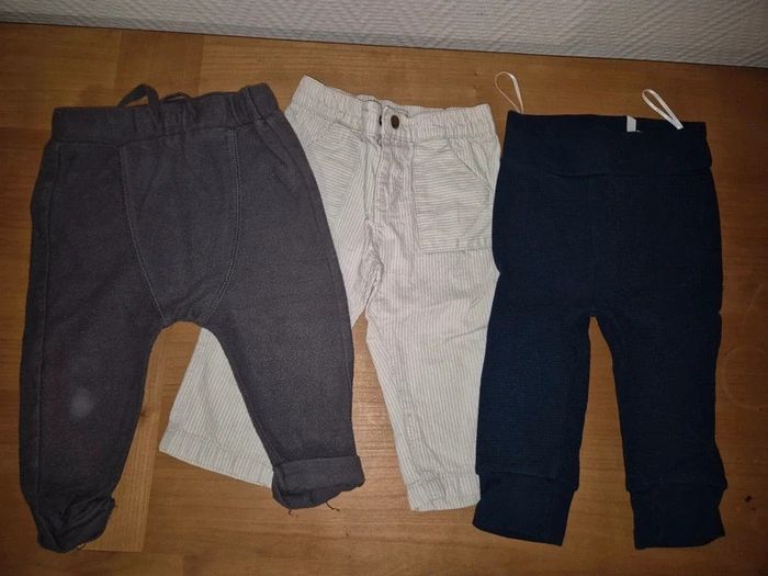 Lot 3 pantalons 9 mois