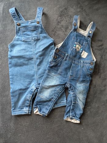 Lot salopettes jeans