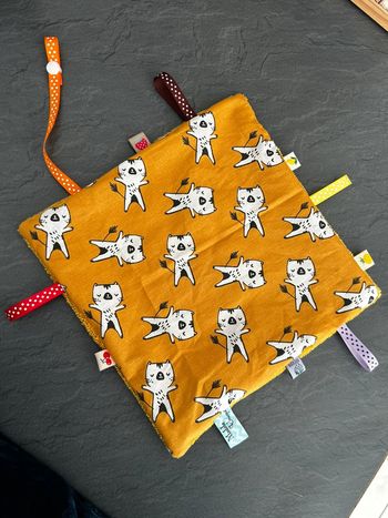 Doudou étiquette - fait main