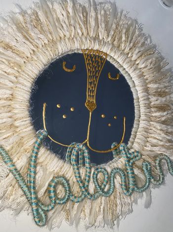 Monsieu-Lion taille L Nude/beige/turquoise