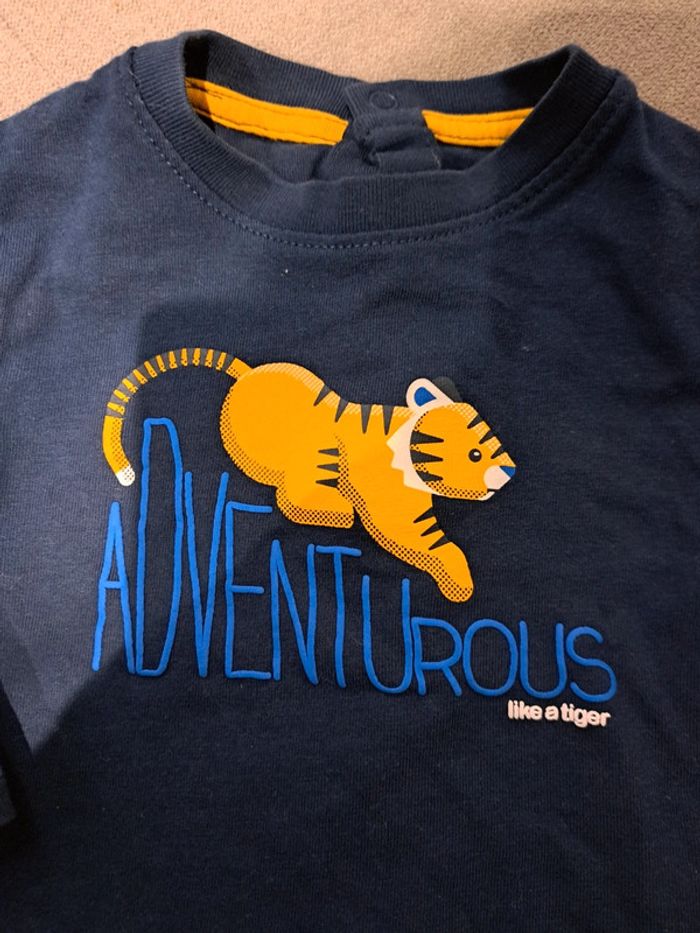 T-shirt manche longue obaibi 3 mois - photo numéro 2