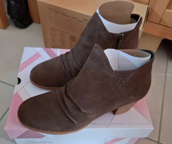 Très belles bottines 40 Skechers marron - photo numéro 3