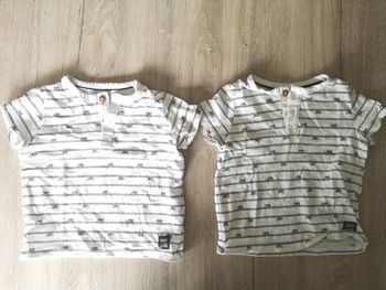 Lot 2 t shirts "vélo"