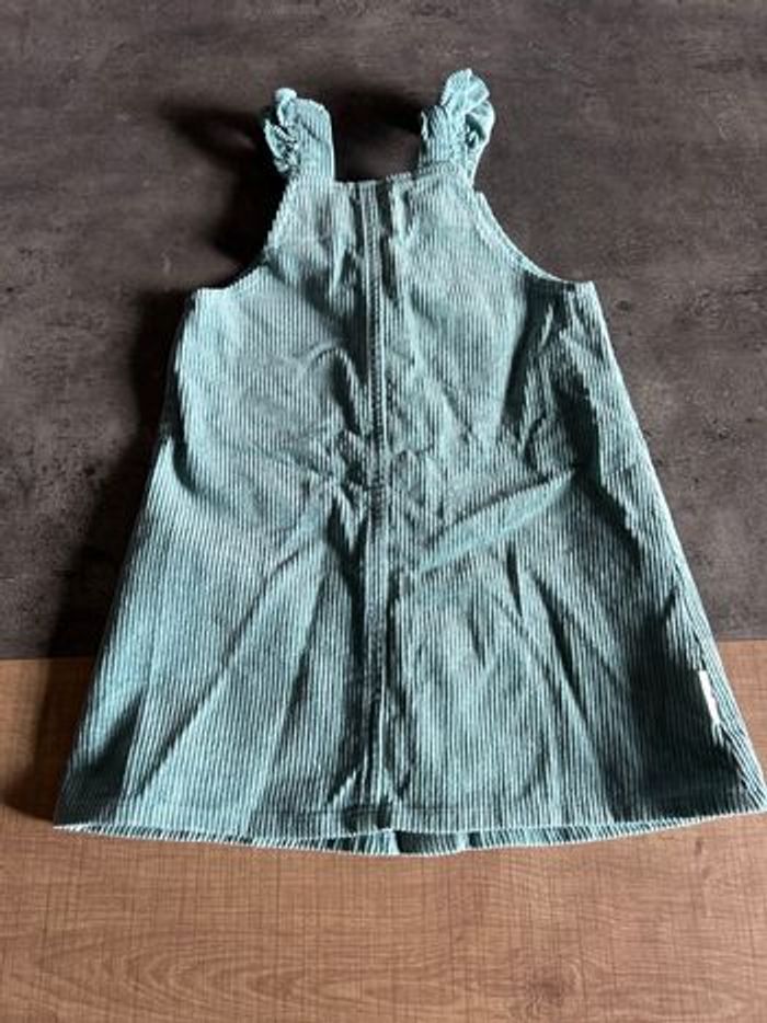 Robe manches courtes en velours fille taille 3 ans petit béguin - photo numéro 3