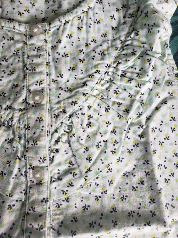 Blouse fleurie tex 9-10 ans - photo numéro 2