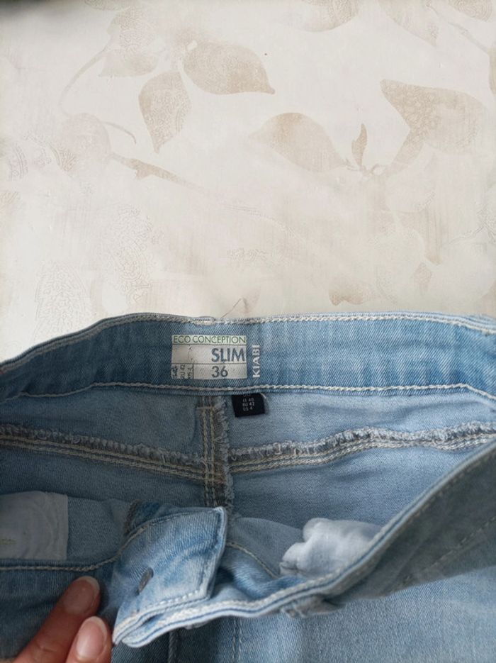 3 shorts jean femme taille 36 kiabi - photo numéro 9