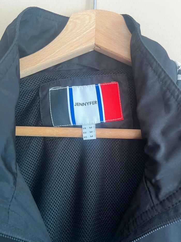 Veste femme jogging Jennyfer M ttbe noire et blanche - photo numéro 5