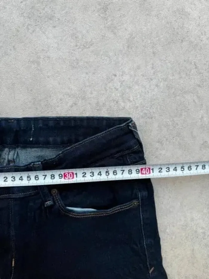 Jeans Levi's W31 FR40 L32 coupe droite bleu marine Femme Women pan521b - photo numéro 3