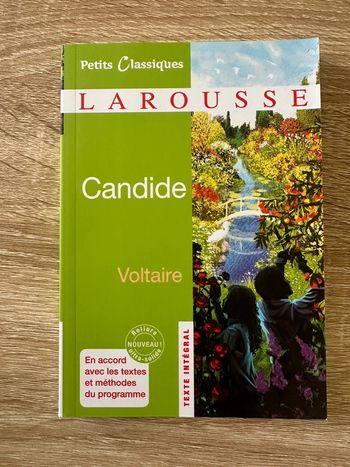 Livre Candide de Voltaire