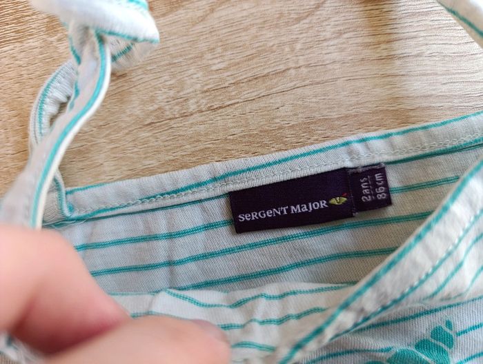 T-shirt court 24mois Sergent major - photo numéro 2