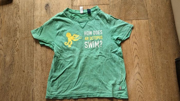 Lot 2 tee shirt MC okaidi 6 ans - photo numéro 2