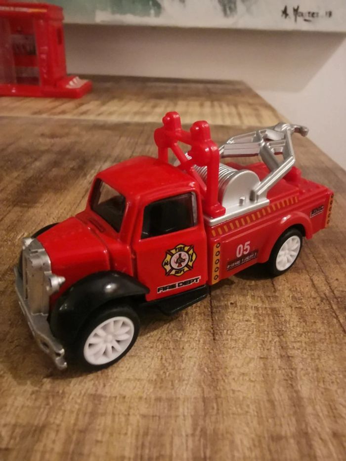 🔥Voiture pompier dépanneuse voiture jouet enfant - photo numéro 3