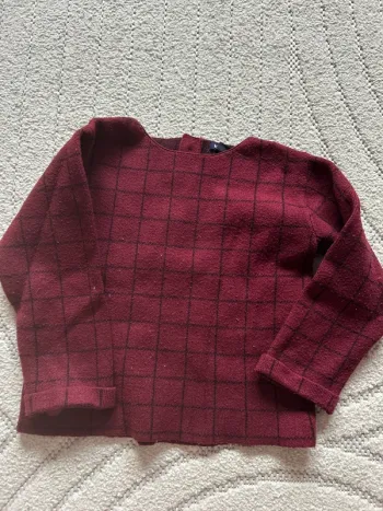Pull bordeau