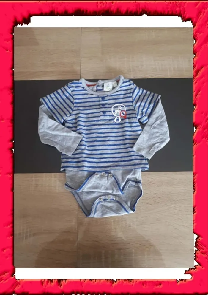 Lot bodies DcComics et disney 9 mois - photo numéro 5