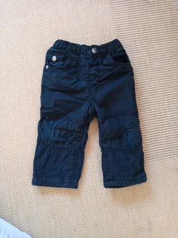 Pantalon noir chaud 12 mois