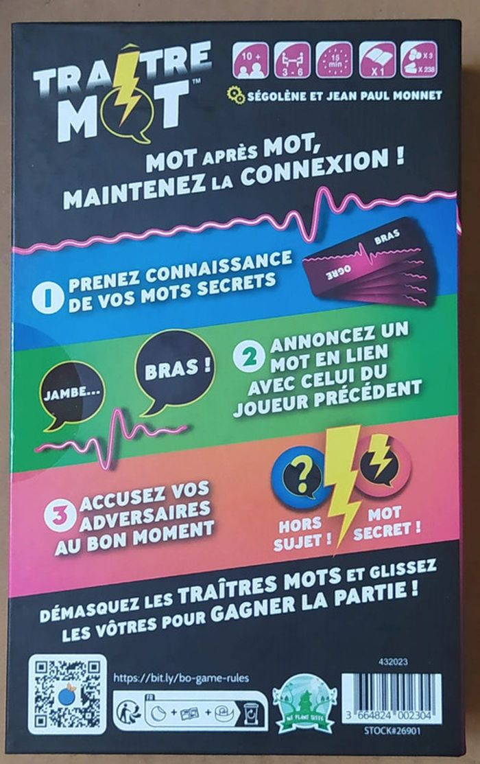 Traître Mot - Jeu de société sous emballage - Prix Ferme - photo numéro 2