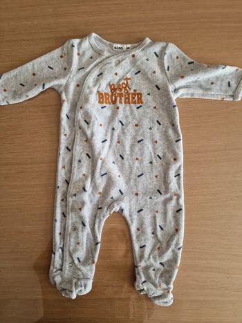 Pyjama gris 6 mois