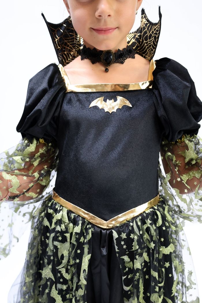 Déguisement Halloween vampire fille complet - photo numéro 4