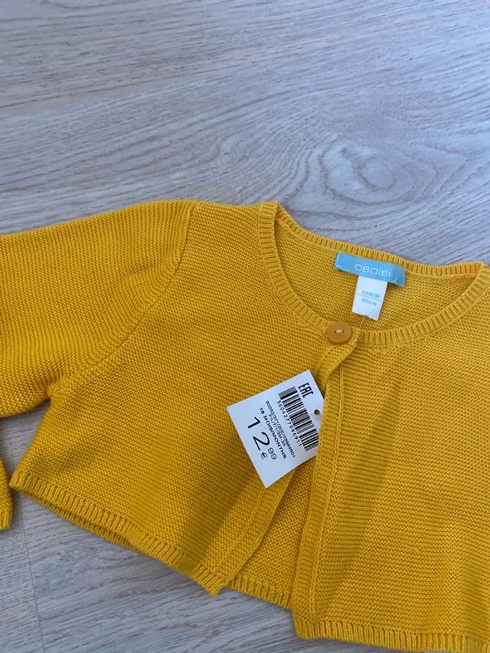 Gilet boléro, taille 18 mois Obaibi Neuf - photo numéro 2
