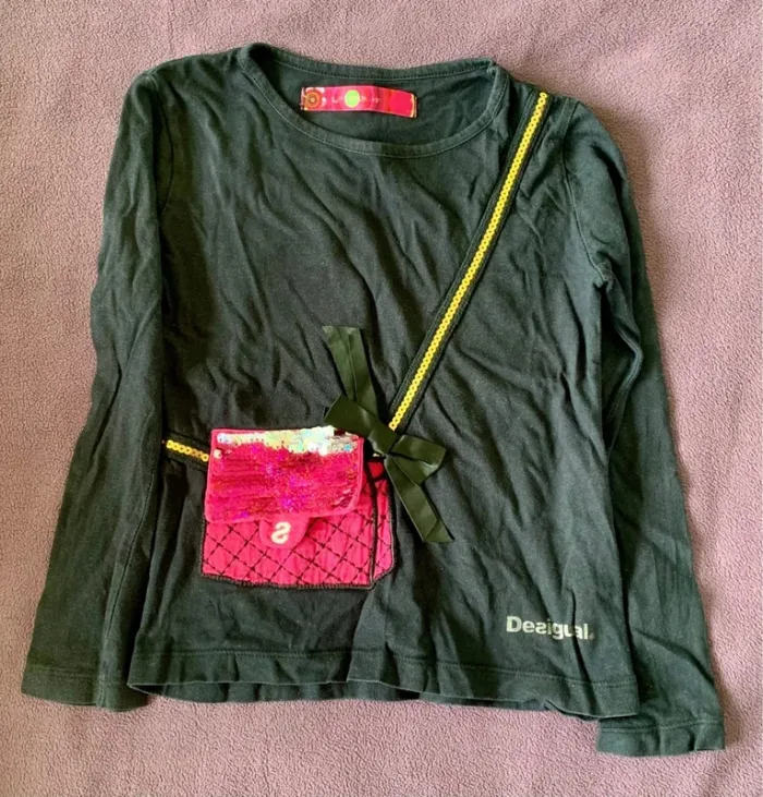 Tee-shirt manches longues fille 6 ans Desigual