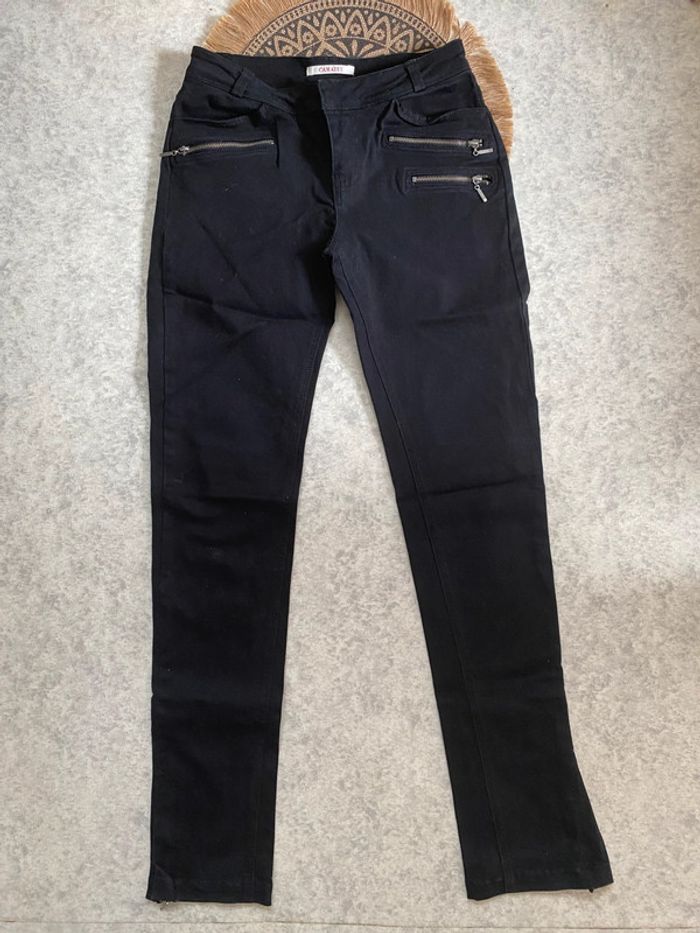 Pantalon noir femme Camaïeu - photo numéro 2