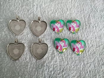 Cabochons My little pony + Supports