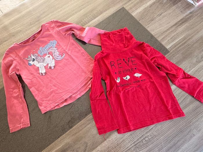 Lot de 2 t-shirts manches longues - photo numéro 1